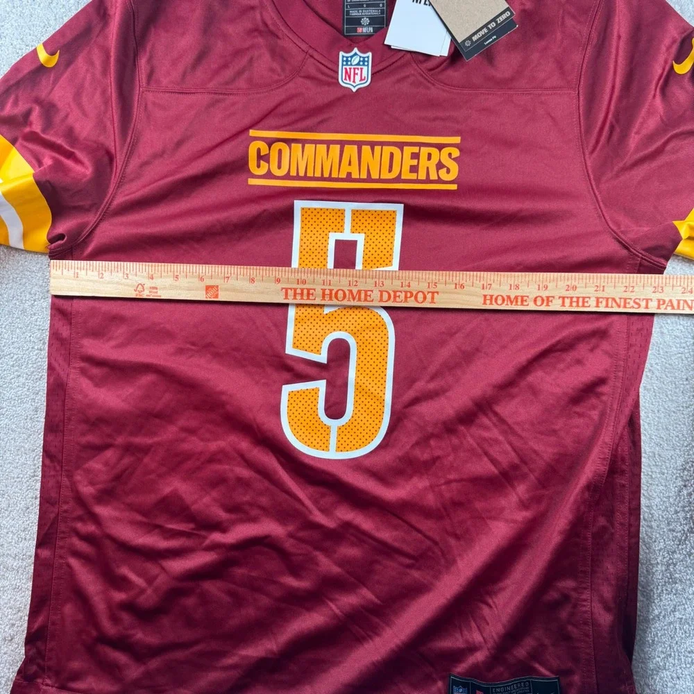 Nike Washington Commanders Jayden Daniels 5 NFL Jersey Mens Large Burgundy New